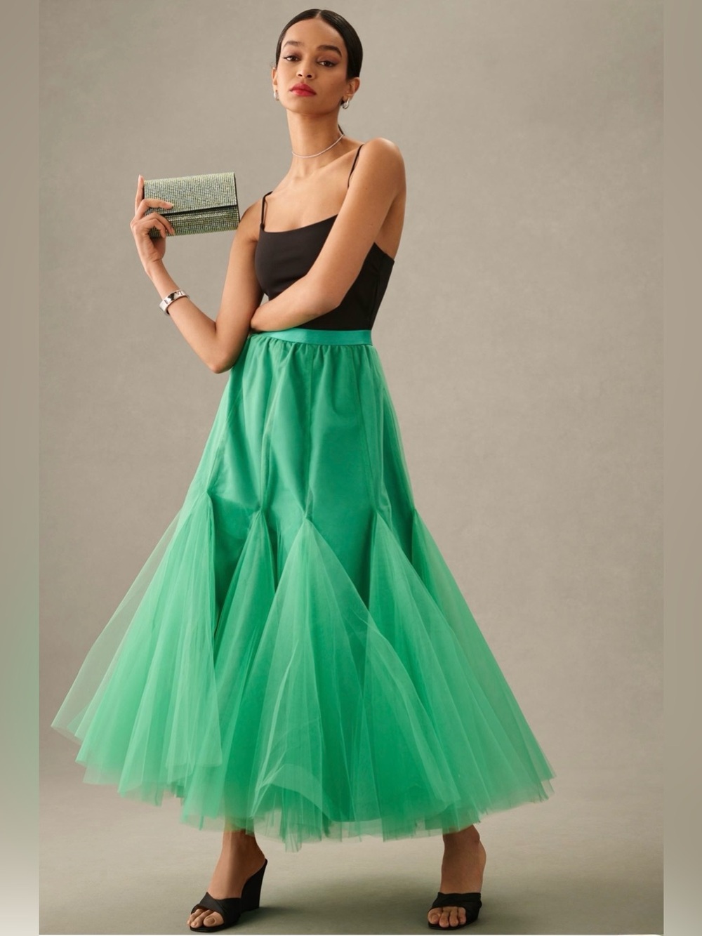 Hutch (Anthropologie) Greene Tulle Mermaid Skirt - Size S - NWT - Picture 8 of 9